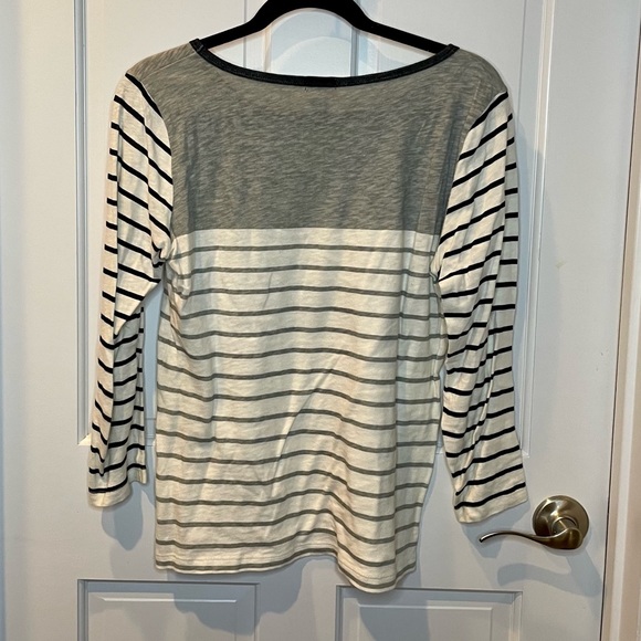 J Crew Factory striped top - Picture 2 of 3